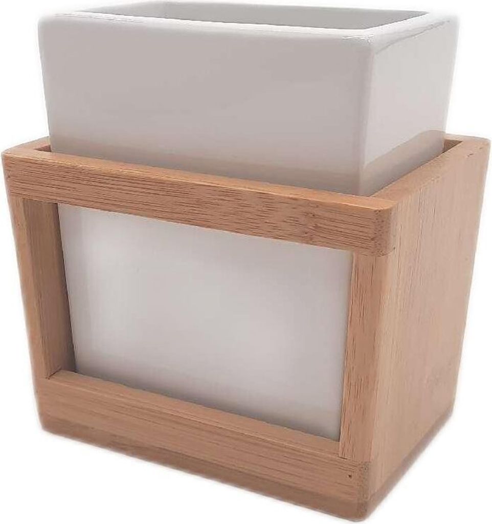 Dispenser Sapone Manuale Da 300ml - Ricaricabile, In Acciaio Inox E Pietra Artificiale - Bianco - Foto 7