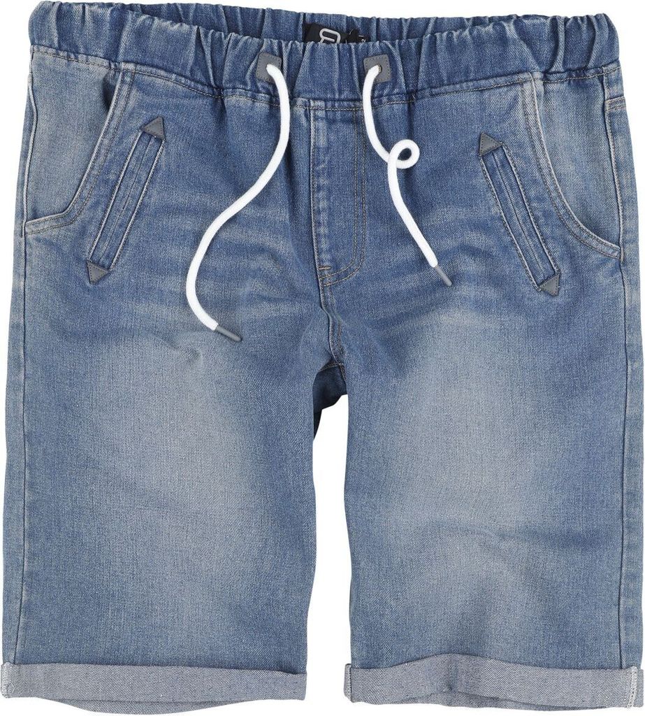 RED by EMP Herren blaue Jeans-Shorts mit heller Waschung 31
