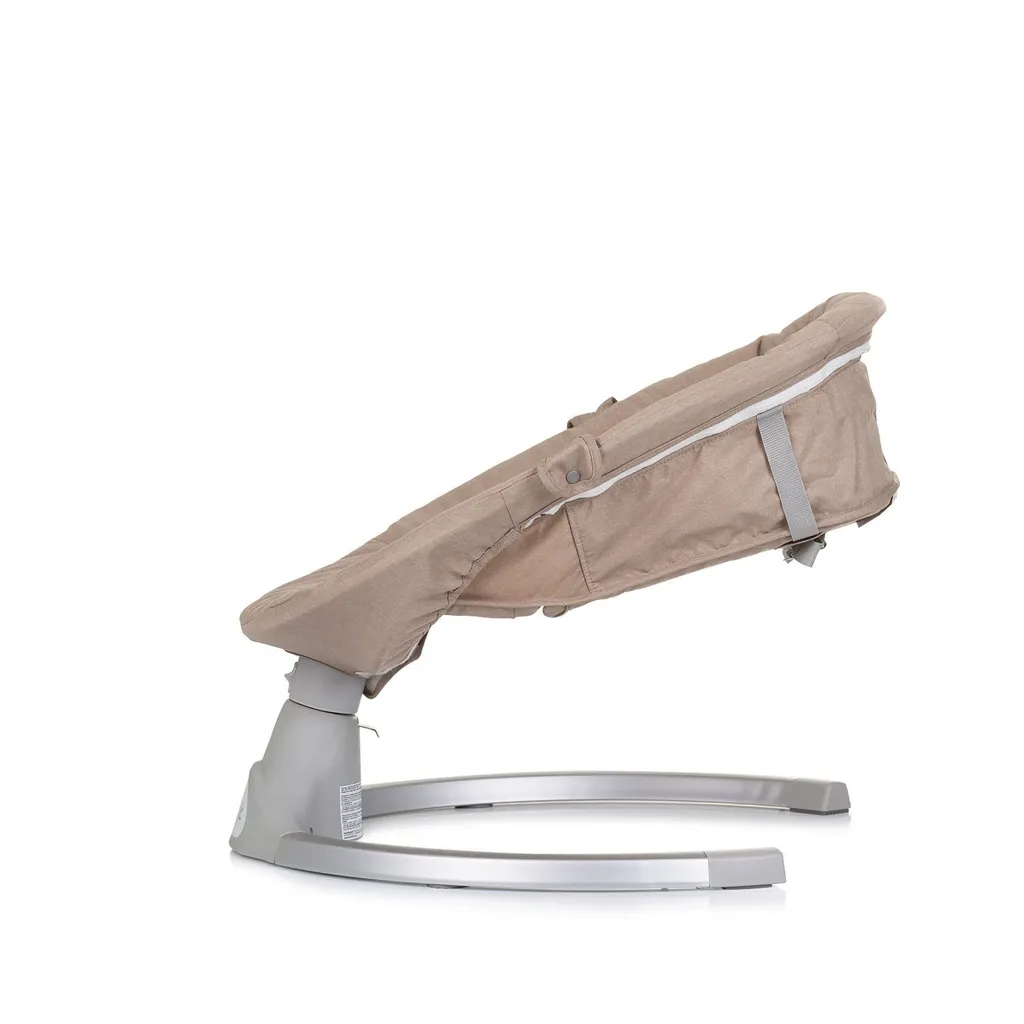 Chipolino Transat Nest Musical avec Télécommande et Peluches Beige - 5