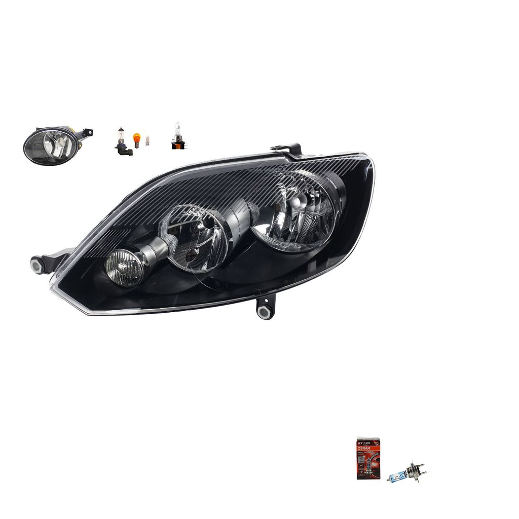 Johns, Scheinwerfer + Osram Night Breaker Laser passend für VW Golf V 1K 5M L 5M1941005G 5M1941029G 5K0941699F 5K0941699