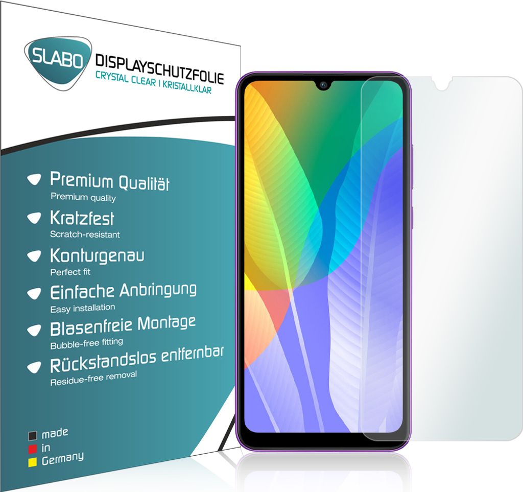 4x Slabo Displayschutzfolie für Honor 9A | Huawei Y6p KLAR Produktbild 