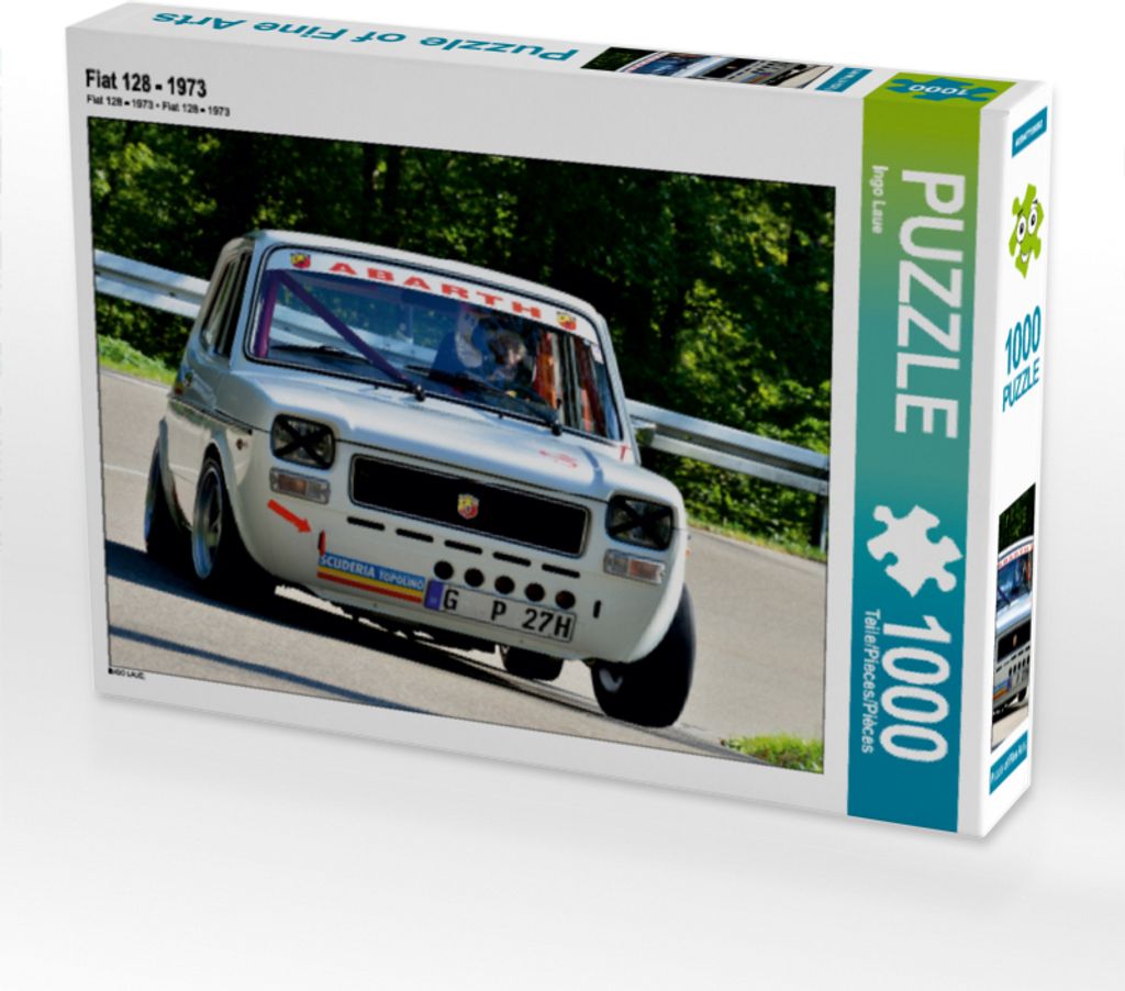 CALVENDO Puzzle Fiat 128 - 1973 | 1000 Teile Lege-Größe 64x48cm Foto-Puzzle für glückliche Stunden