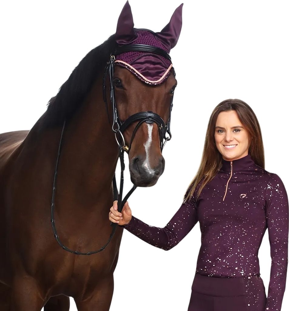 Hy - bonnet anti-mouches pour chevaux "Enchanted Image du produit 