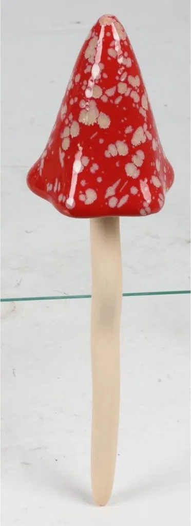 Décoration de Jardin Champignon Amanite pour Pot de Fleurs et Pelouse