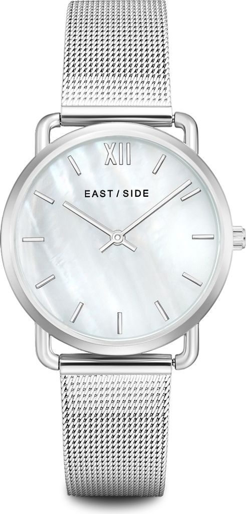 Damen Quarzuhr silber Edelstahl silber