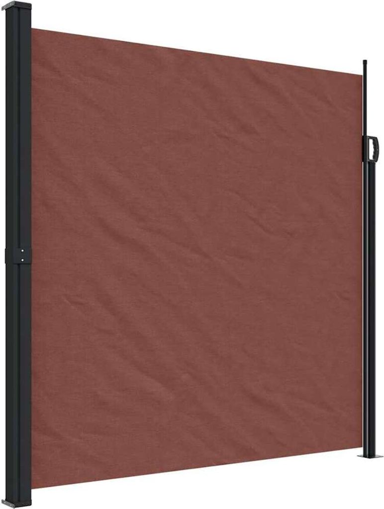 vidaXL Tenda laterale estensibile marrone 200x300 cm Immagine del prodotto 