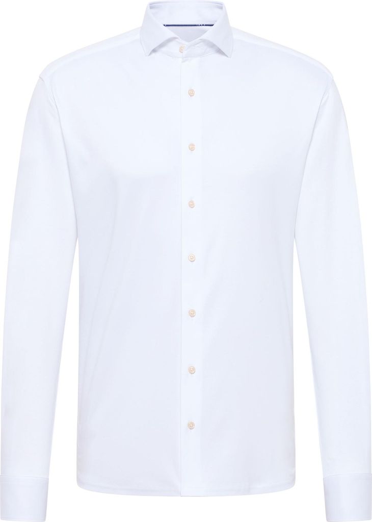 Eterna Herren Jersey Shirt Jersey Langarm (2159 JS82), Größe:42, Farbe:Weiß (00)