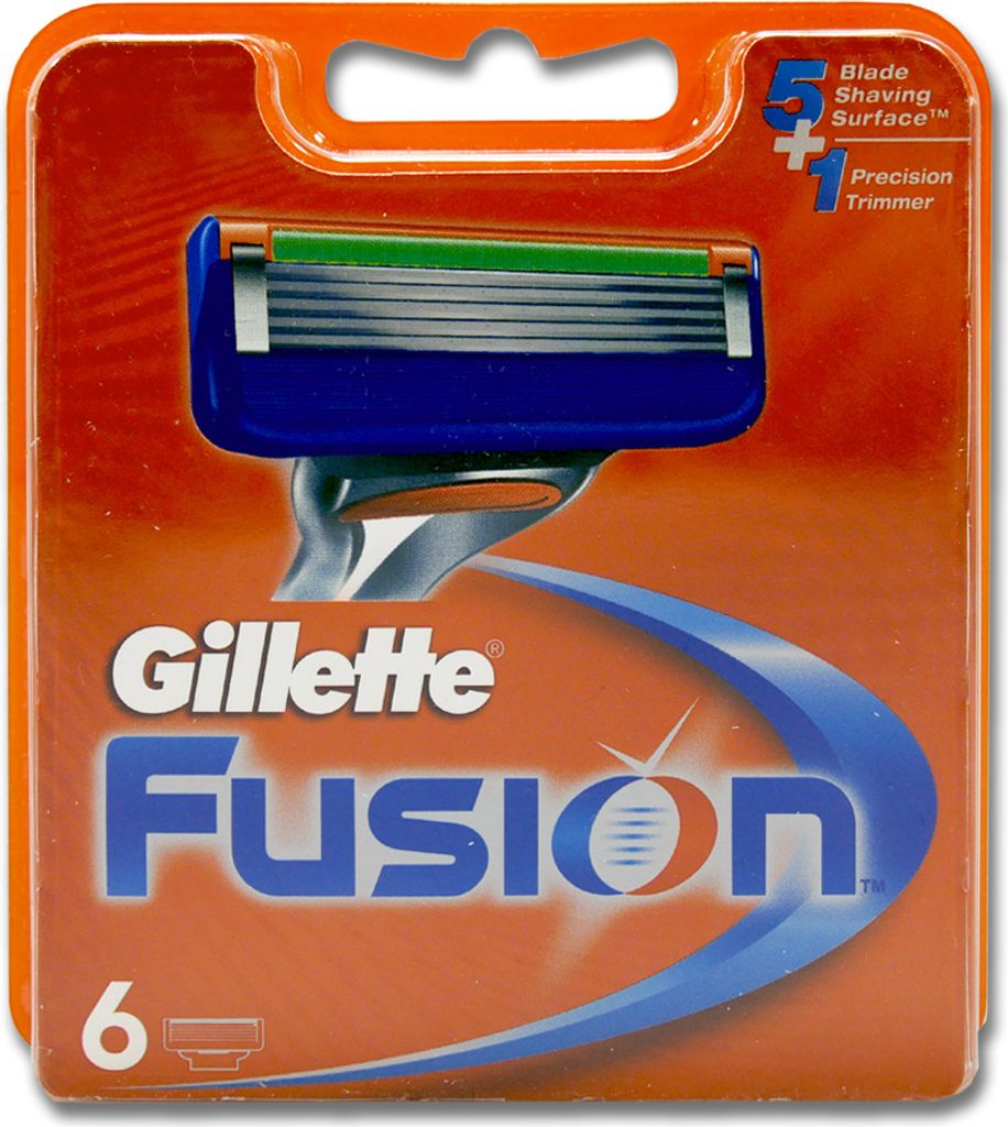 Lamette Gillette Fusion, confezione da 6 pezzi Immagine del prodotto 