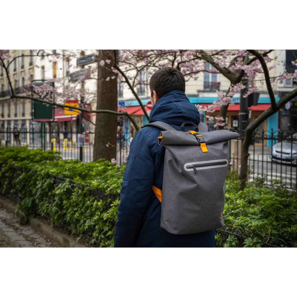 Sac à dos imperméable Exacompta Exactive Young Gris orage 17834E - 5