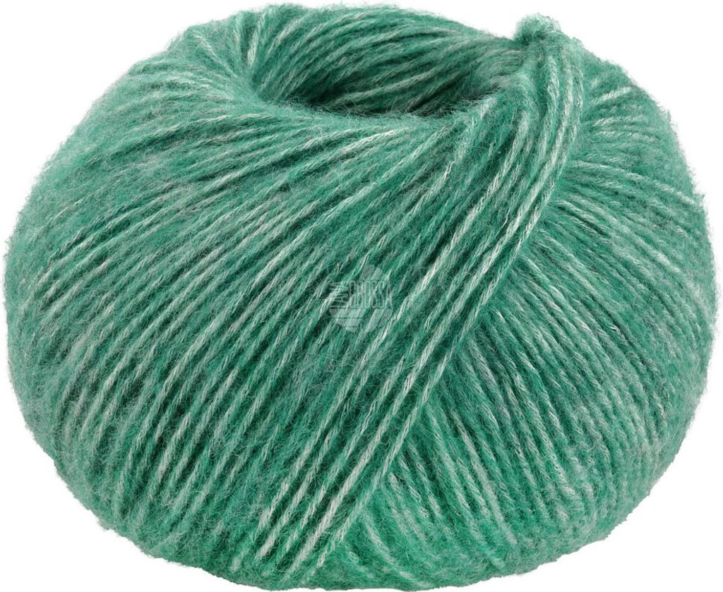 Lana Grossa - Natural Alpaca Pelo 0025 petrol meliert Produktbild 