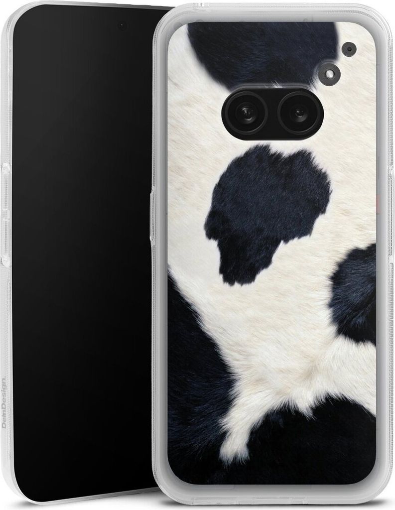 DeinDesign Handyhülle für Nothing Phone (2a) Silikon Hülle Case Smartphone Schutzhülle Animal-Look Animalprint Kuhfell