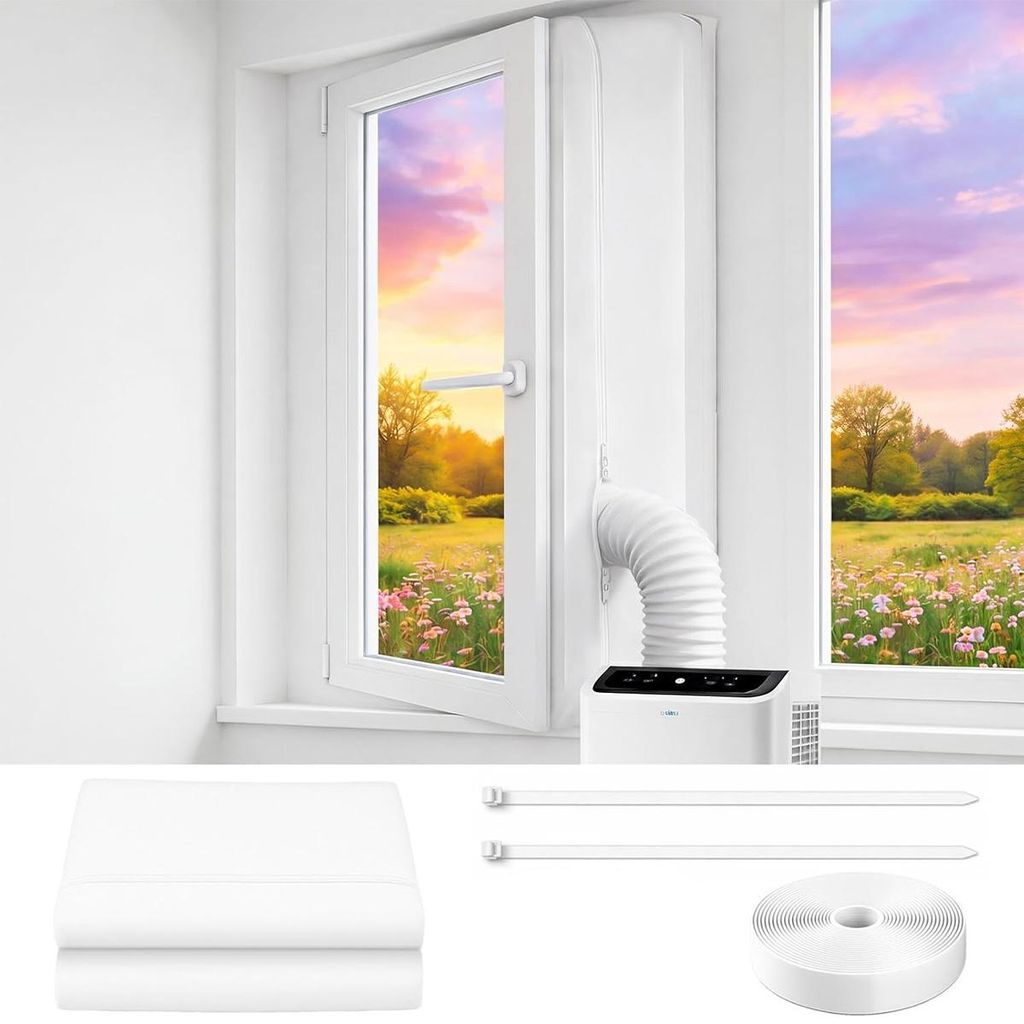 Mobiler Klimageräte-Fensterdichtungsstoff 3 m, doppelte Produktbild 