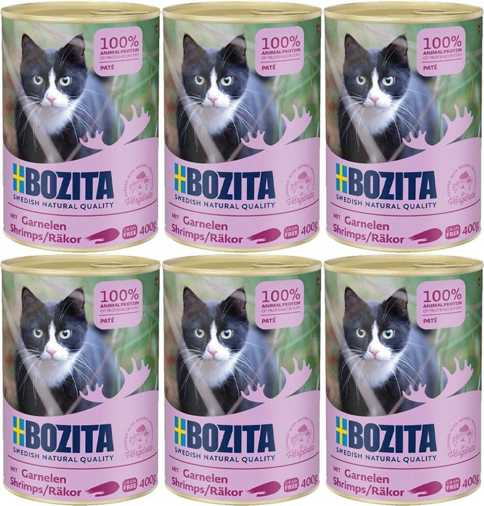 Bozita Pasztet Z Krewetkami - dla kota 6x400g Produktbild 