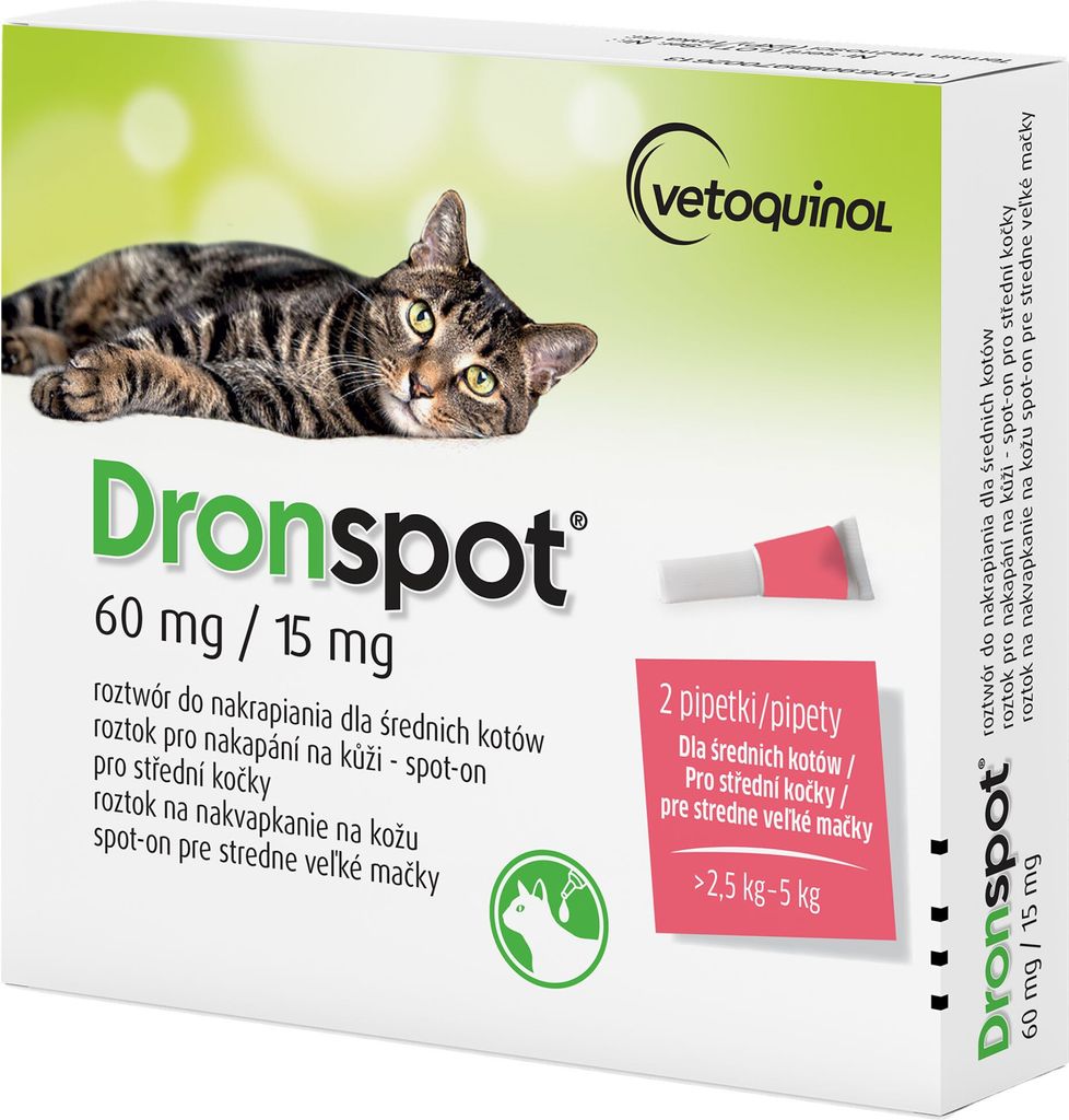Dronspot Tropfen Zur Entwurmung Mittelgroßer (2,5-5 kg) Produktbild 