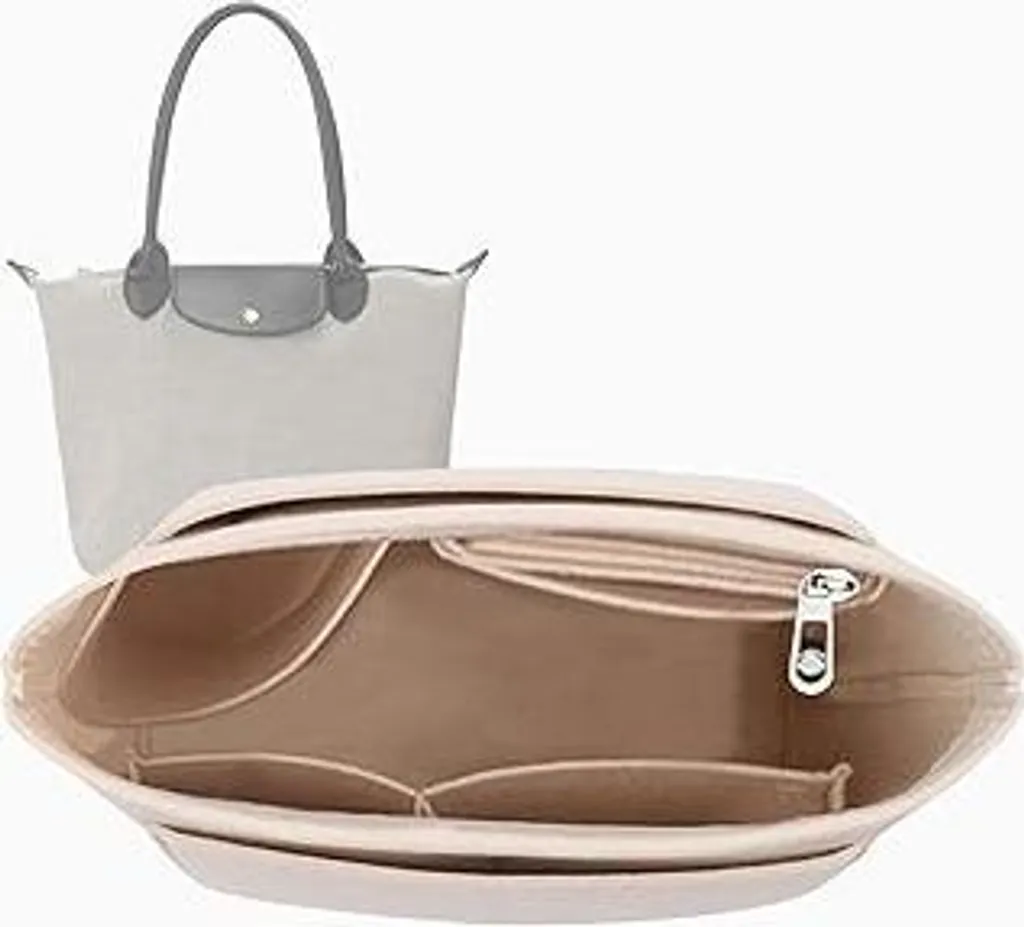 Lckaey Organizer Feltro Beige Y012-L | Accessorio Borsa di Lusso