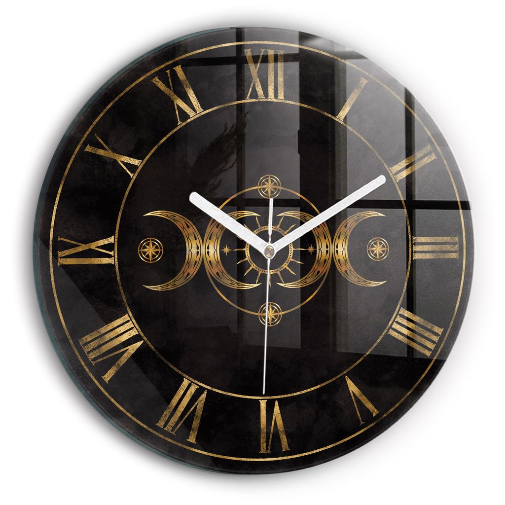 Wallfluent Wanduhr – Stilles Quarzuhrwerk - Uhr Dekoration Produktbild 