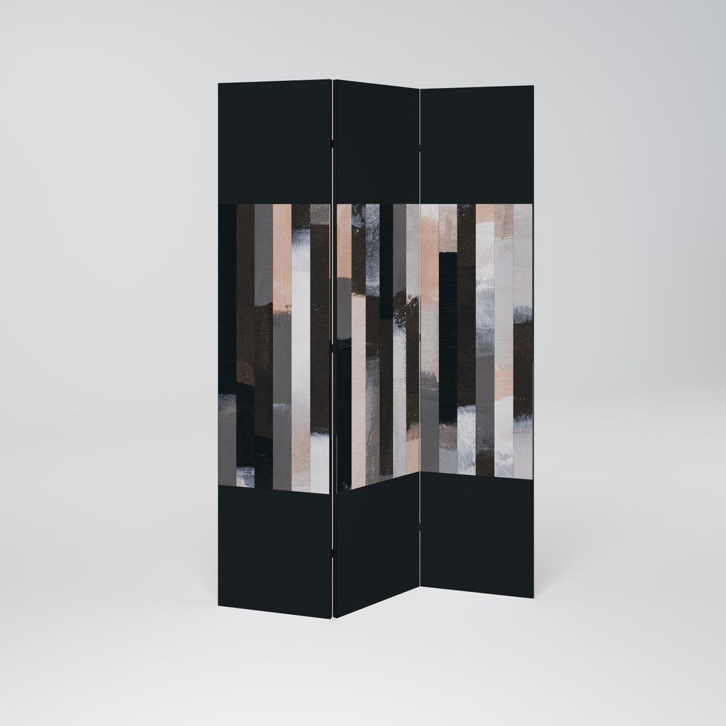 SpaceRebels Paravent Raumteiler - 3-teilig Raumtrenner, Druck 1-Seite - Raumtrenner - Trennwand Wohnung - Room Divider - Spanische Wand Deko Modern...