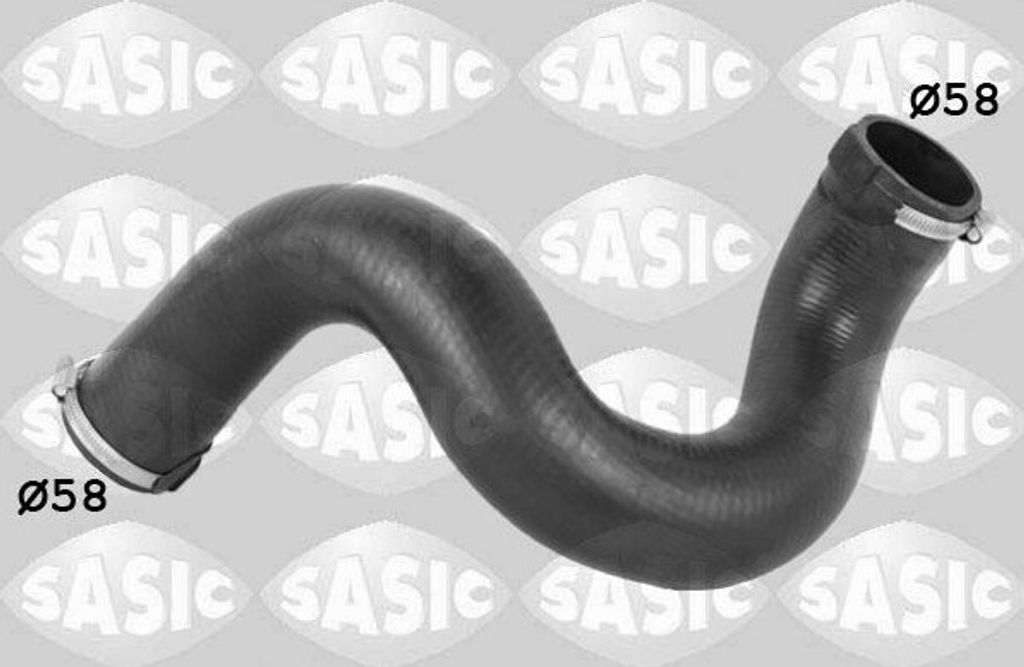 SASIC 3330037 Turbo Ladeluftschlauch passend für PEUGEOT 508 SW I (8E) 407 SW (6E) 407 (6D) 508 I (8D) Limousine 407 Coupe (6C) 407 SW Kasten / Kombi