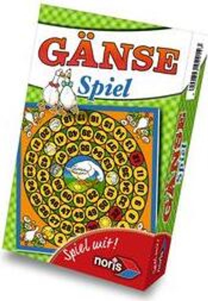 Noris Spiele 606094214 - Gänsespiel, Reise- und Mitbringspiel
