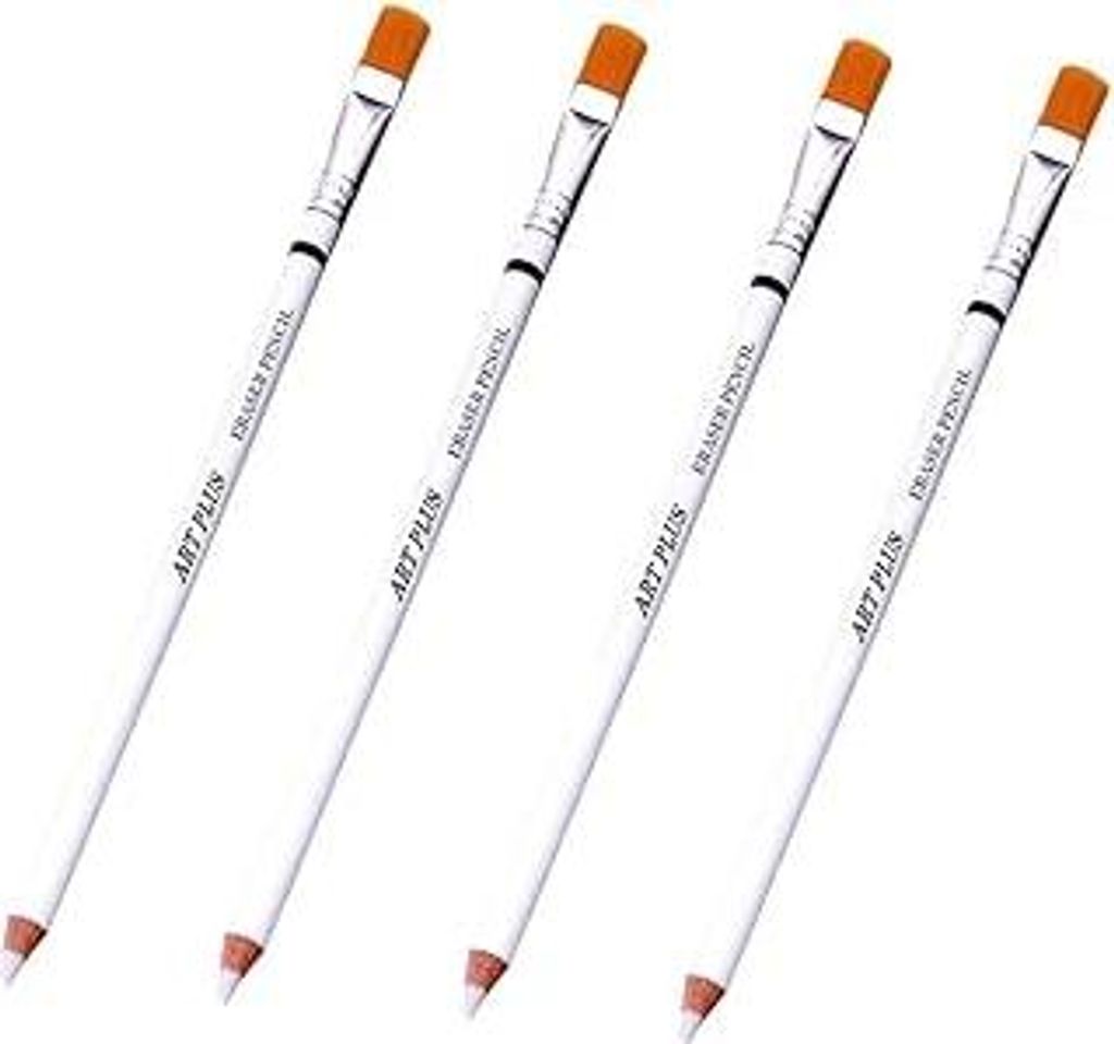 Femnow Radiergummi Stift Mit Bürste, Radierstift Eraser pen, Erasable pen, Art Supplies Radierer, Künstlerbedarf, Radiergummistift, Knetradiergum...