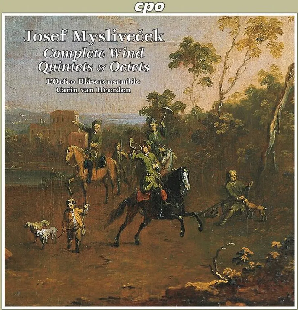 Album CD de musique classique Josef Myslivecek pour octuors à vent CPO