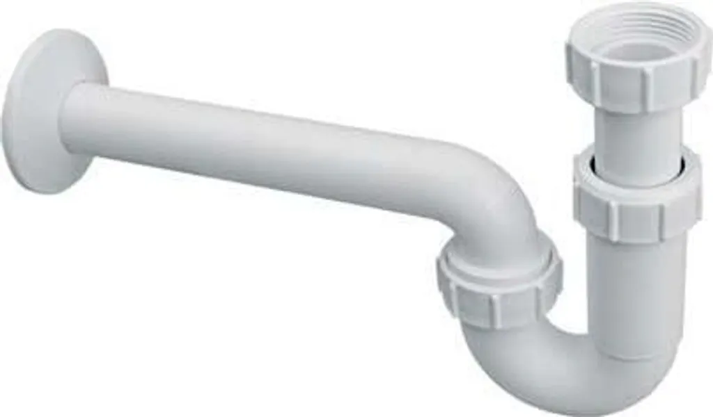 Sifone di Design per Lavabo HC4PF-32 - 1 1/4" x 32mm Cromo Lucido