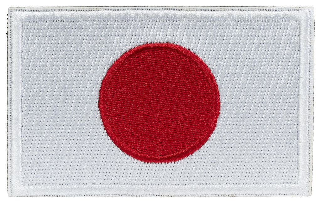 SCHNORR Japan Toppe in velcro 80 x 50 mm - Toppe ricamate Immagine del prodotto 