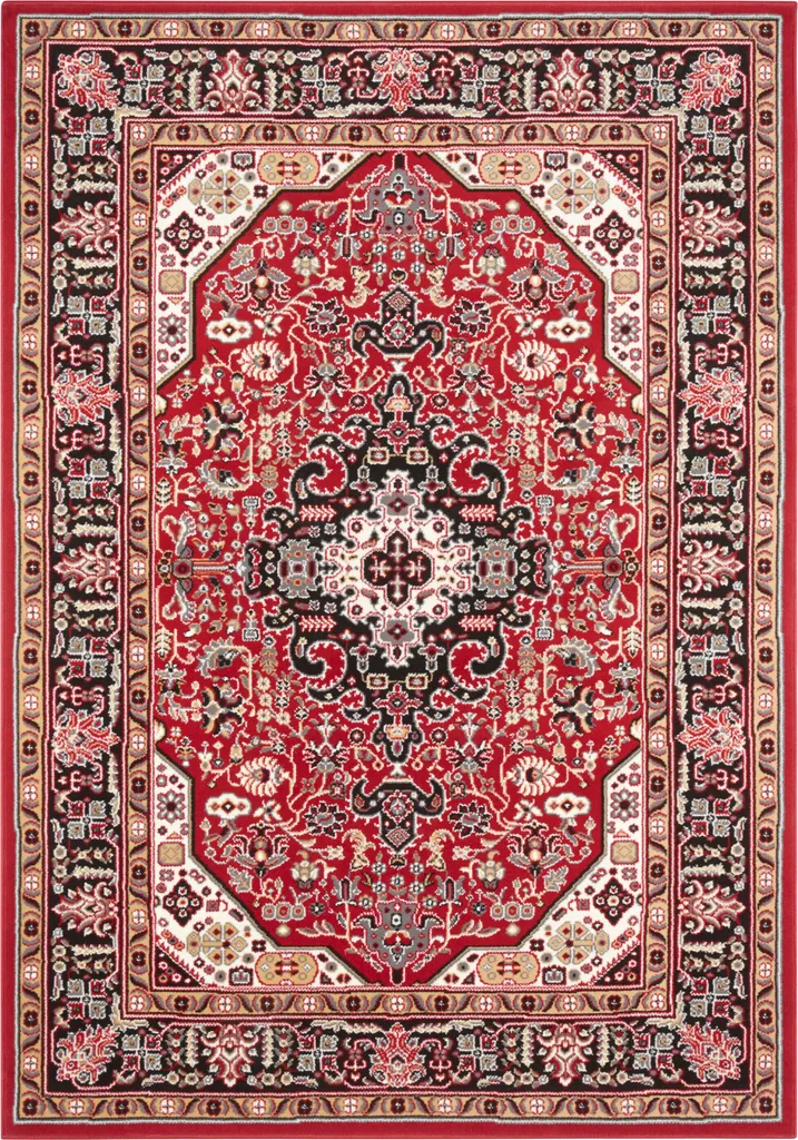 Tapis Rouge Isfahan Hanse Home Mirkan Skazar : Finis les Tapis Difficiles à Nettoyer
