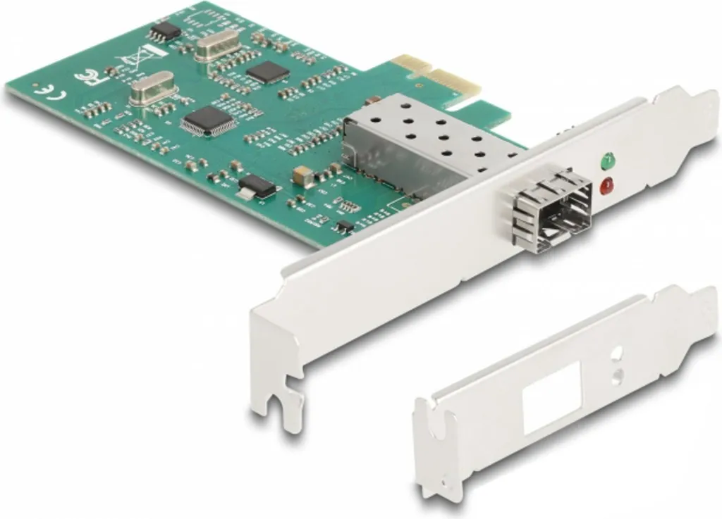 Adaptateur Réseau Fibre Optique PCIe x1 avec Slot SFP 100Base-FX