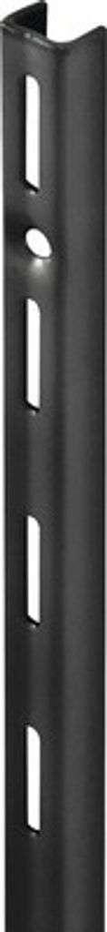 Wandschiene 1-reihig 995 mm, schwarz