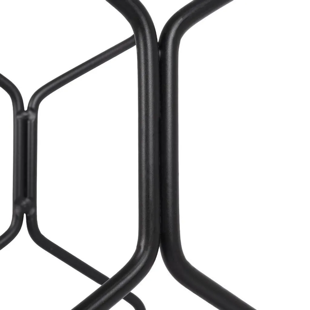 Support bouteilles vin métal 8 emplacements noir mat au design compact