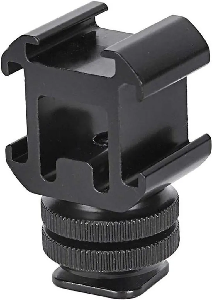 Adaptateur griffe flash 1/4 double filetage mâle pour boîtier photo