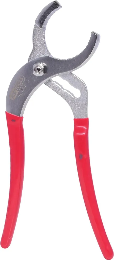 Pinza per Sifoni KS Tools 100mm 116.1200 - Protezione Ganasce in Plastica
