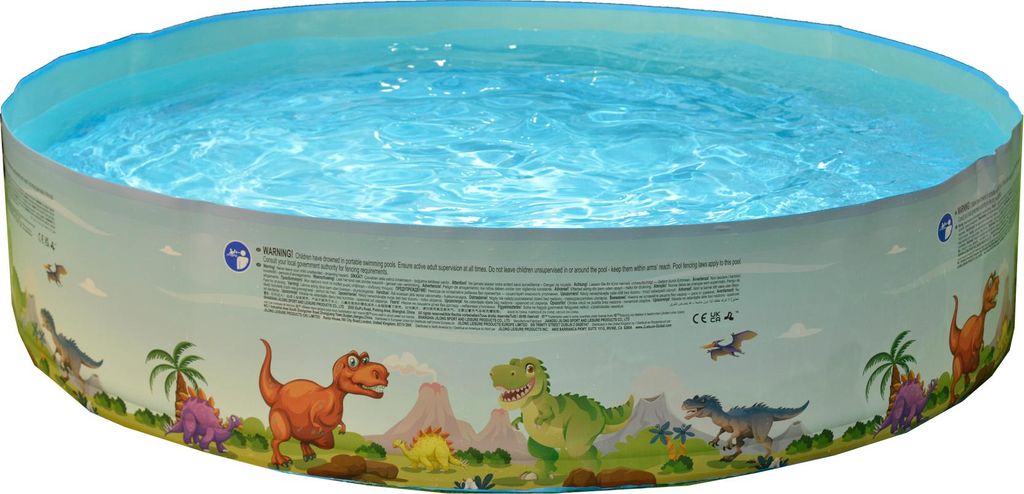 Duży basen pompowany DINOZAUR 180x40cm SUNCLUB 710L trwały Zdjęcie produktu 