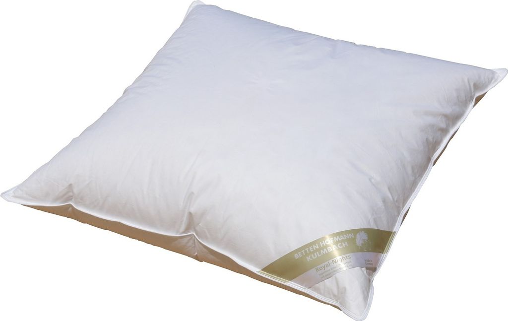 Hofmann Bayern Kissen Kopfkissen 80x80 cm Federkissen 30% Daunen 900g