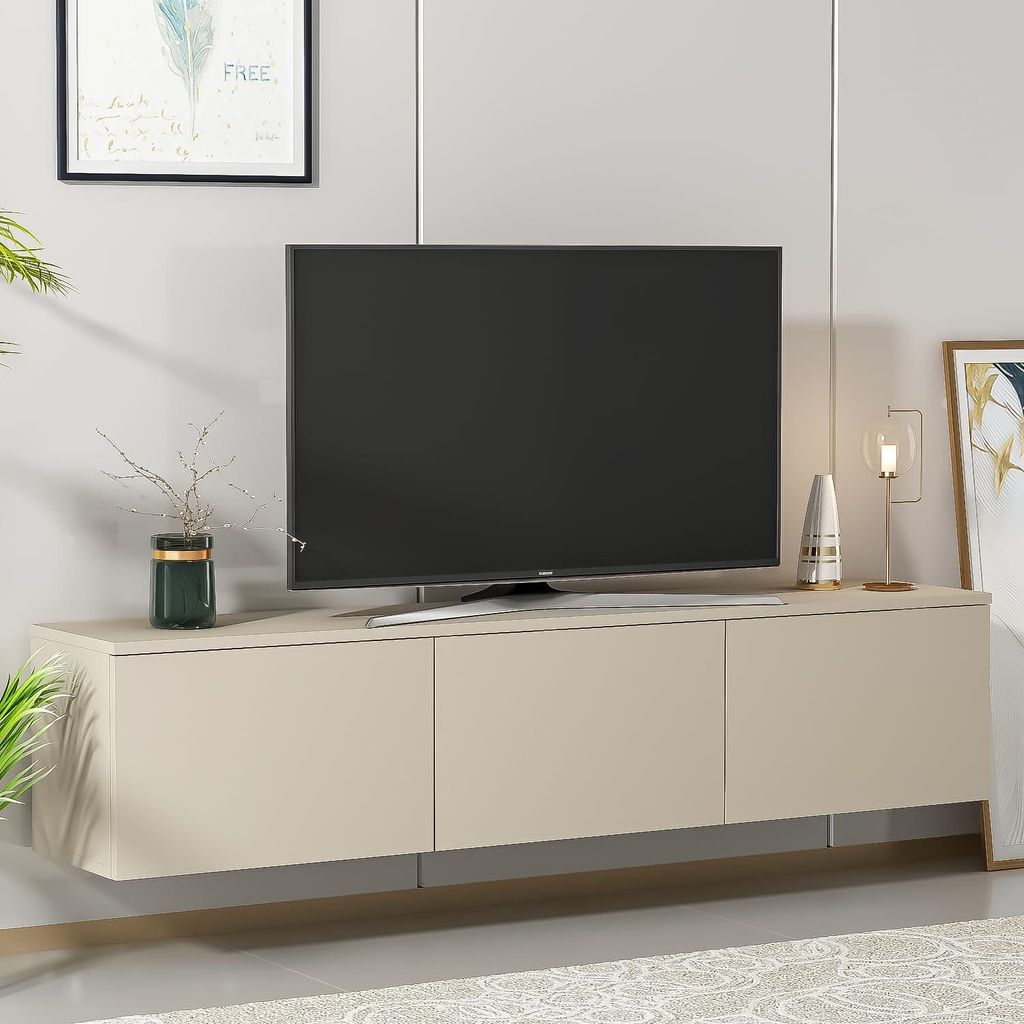 Homidea LEVANTE: Mobile basso sospeso per TV, 160 cm – Immagine del prodotto 