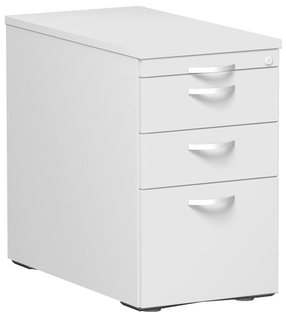 Geramöbel Standcontainer mit Hängeregistratur und 2 Metall-Schubfächern, mit Utensilienschubfach, Metall-Rollschubführung, Zentralverriegelung,...