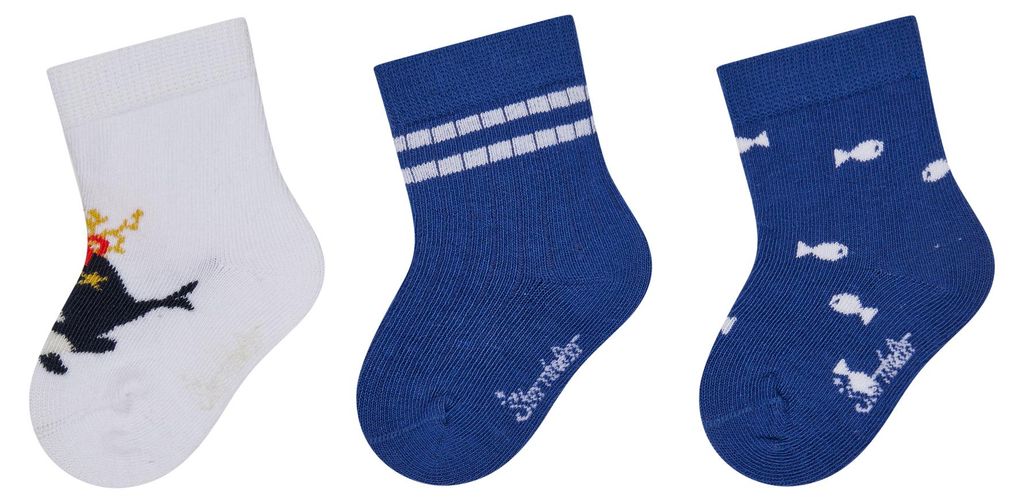 Sterntaler Baby Socken 3er-Pack Wal