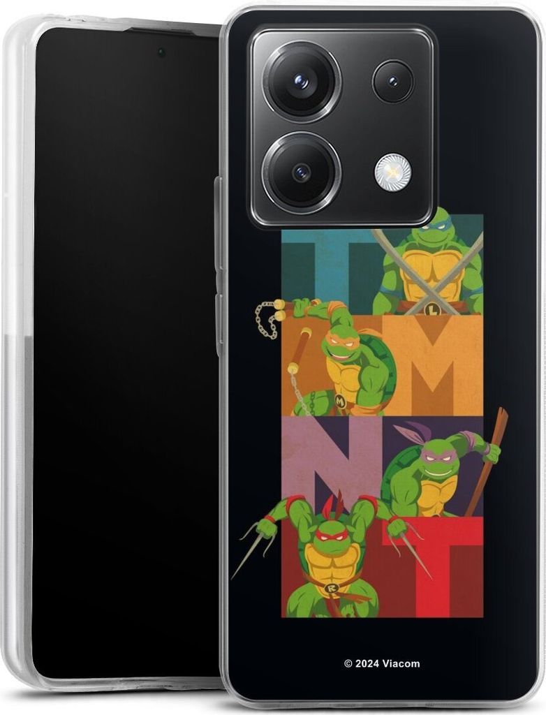 DeinDesign Handyhülle für Xiaomi Poco X6 Silikon Hülle Case Smartphone Schutzhülle Fanartikel Offizielles Lizenzprodukt Teenage Mutant Ninja Tu...