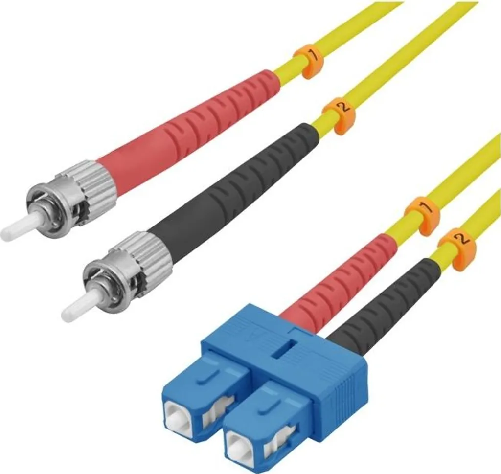 Patch Cord Fibra Helos 126396 SC/ST OS2 5mt Duplex Giallo | Prezzo