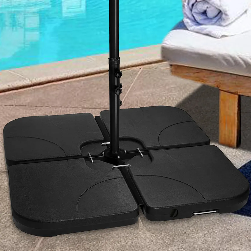 Stabilisateur de Parasol Déporté : Lot de 4 Plaques de Lestage 50 x 50