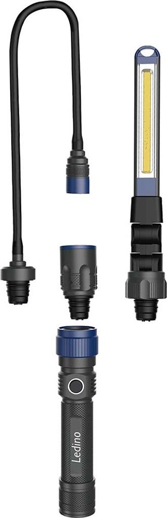 Ledino Akku-Inspektionsleuchte Mengede mobile Leuchte, Li-Ionen Akku 3,7 V / 2,2 Ah