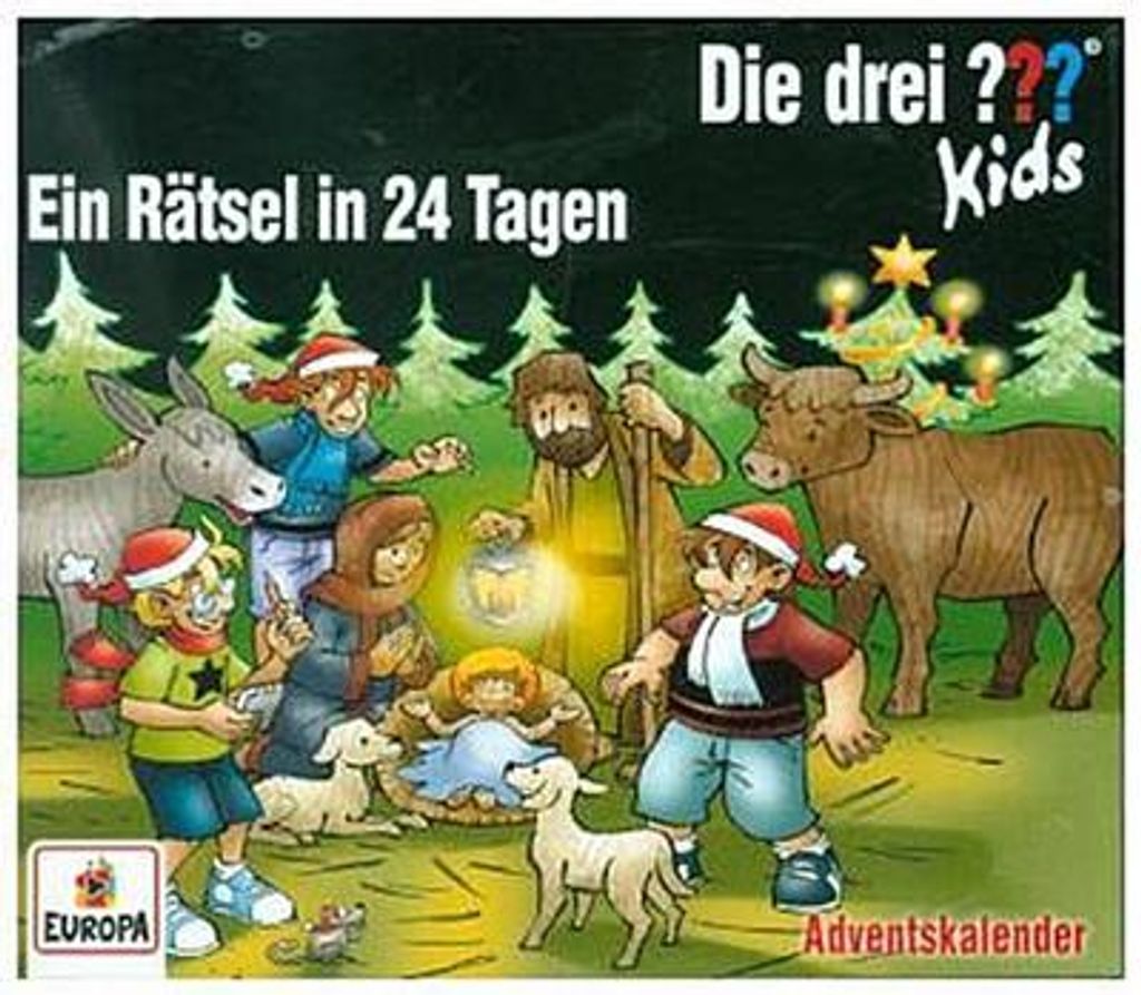 Die drei ??? Kids-Adventskalender-Ein Rätsel in 24 Immagine del prodotto 