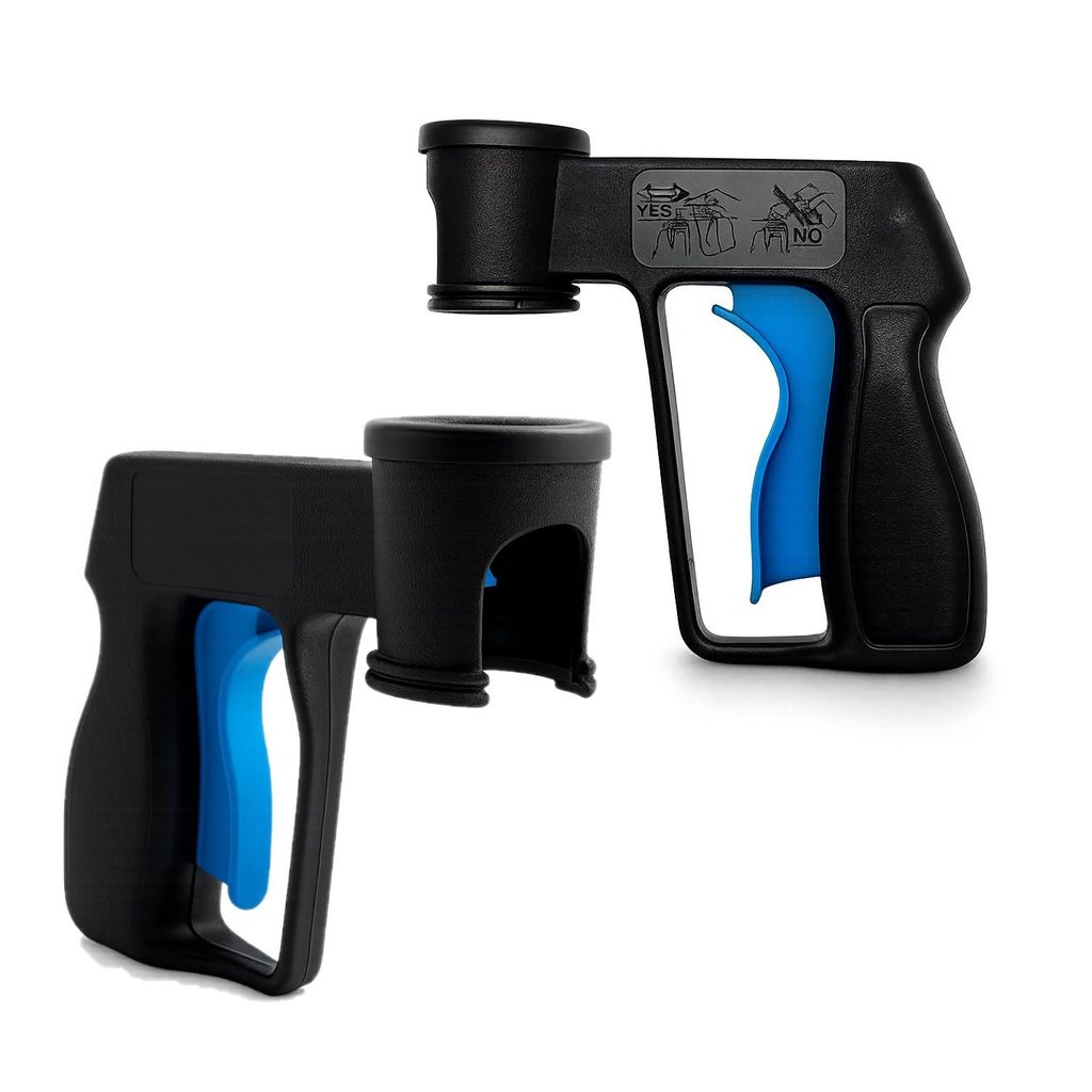 2x Sprühpistole Pistolengriff für Sprühdosen universell Spraydosen mit Standardfalz