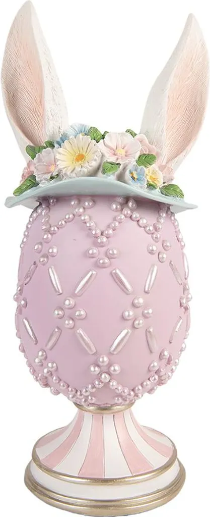 Uovo Pasquale Gigante 30cm Viola Clayre & Eef | Plastica Alta Qualità