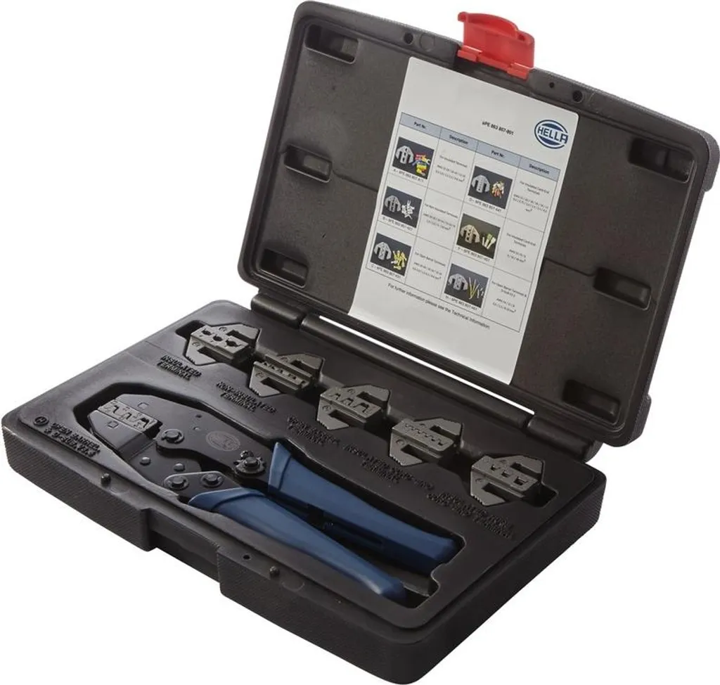 Kit sertissage HELLA Basic noir pour câblage automobile et circuit DIY - 2