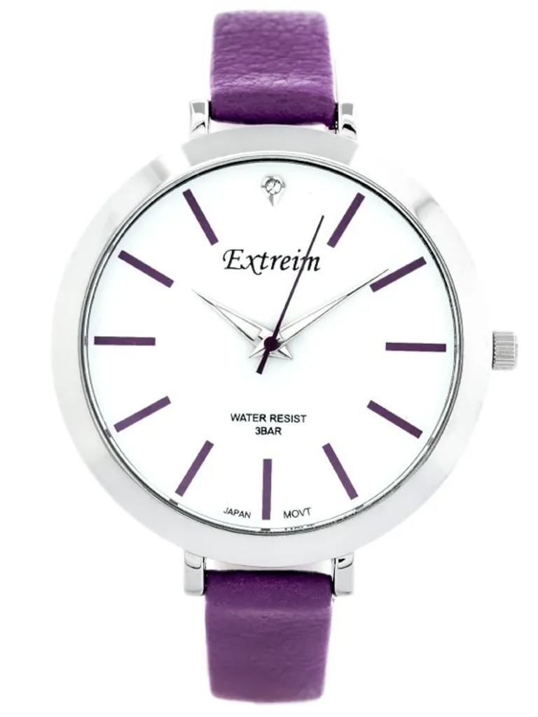 Montre femme Extreim Greenrise cadran violet avec bracelet ajustable