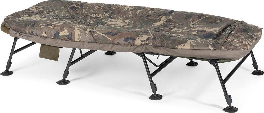 Nash Indulgence HD40 Sleep System 8 Legs Camo Wide Bedchair Angelliege