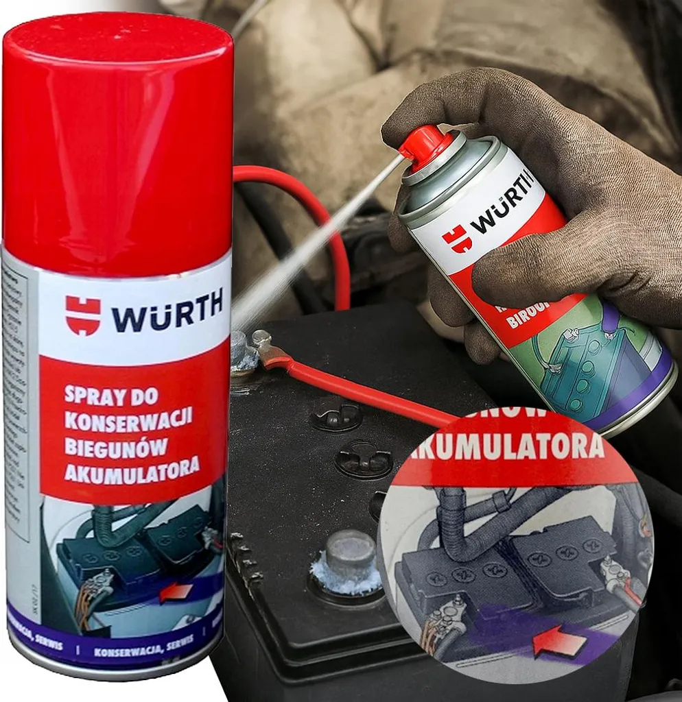 Spray Protezione Morsetti Würth: Uso Industriale e Heavy Duty