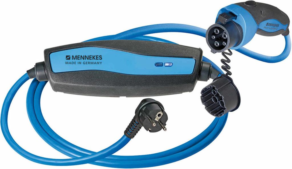 Ladekabel Elektroauto 8m Typ1 13A 1PH Mode2 MENNEKES für AUDI BMW MB VW u.v.m.